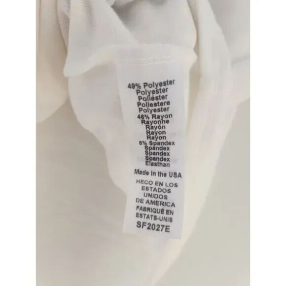 Michael Stars Ellie Elbow Sleeve Top in Chalk | Size XS - Picture 4 of 4